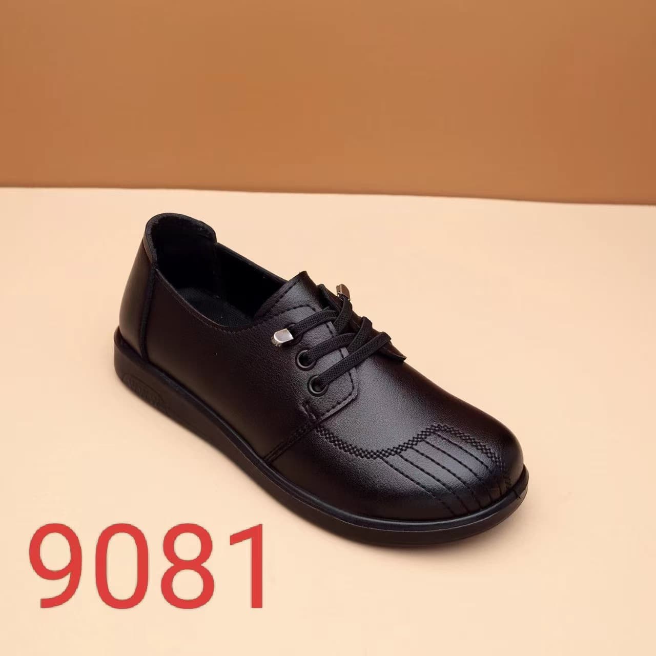 Factory Direct Polyurethane Sole Microfiber Leather Women's Flats Mother Shoes Soft Lightweight Casual Shoes Embroidered Leather Shoes Wholesale