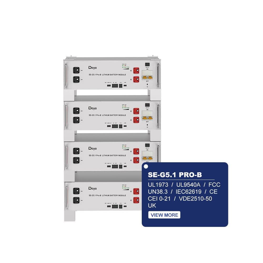 Deye Battery SE-G5.1 Pro-B LiFePO4 51.2V 5.12kWh Energy Storage Lithium Battery