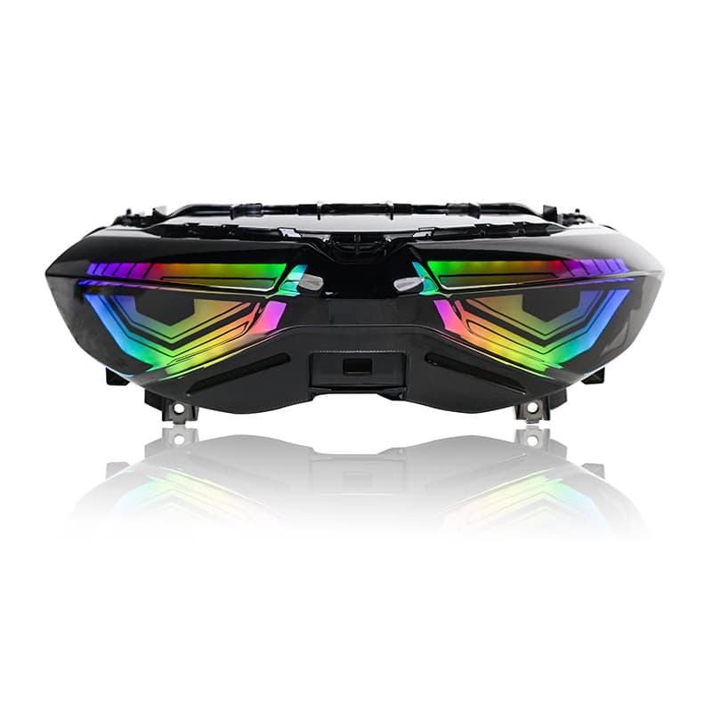 Factory Direct Motorcycle Tail Light for 2020 NMAX155 Modified RGB Rear Tail Light Colorful Running Light