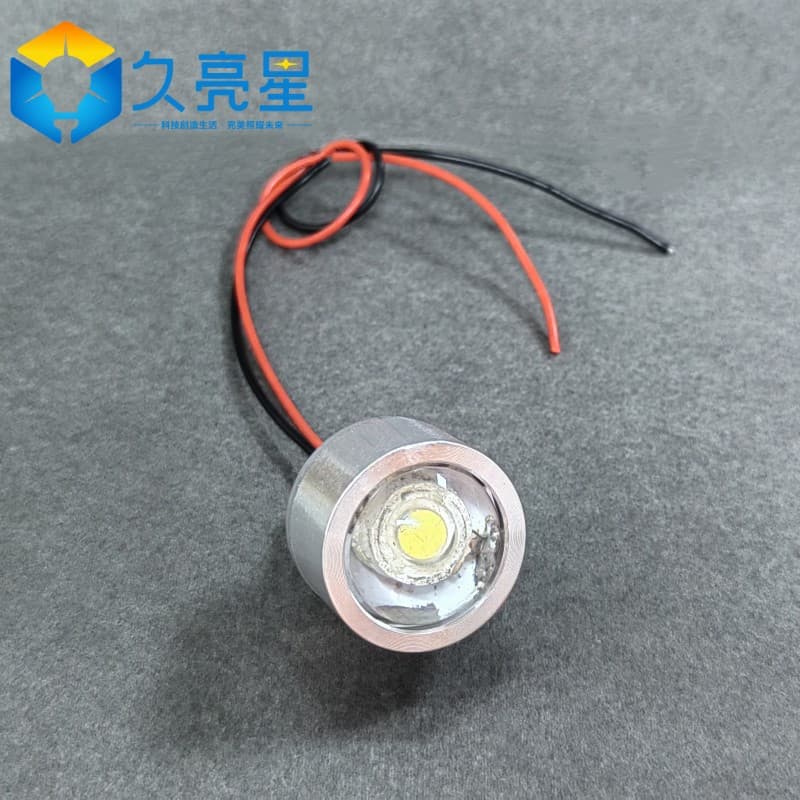 LED spotlight shell cabinet equipment lighting accessories 24MM diameter surface mounted 60 degrees 1W mini Spotlight Kit