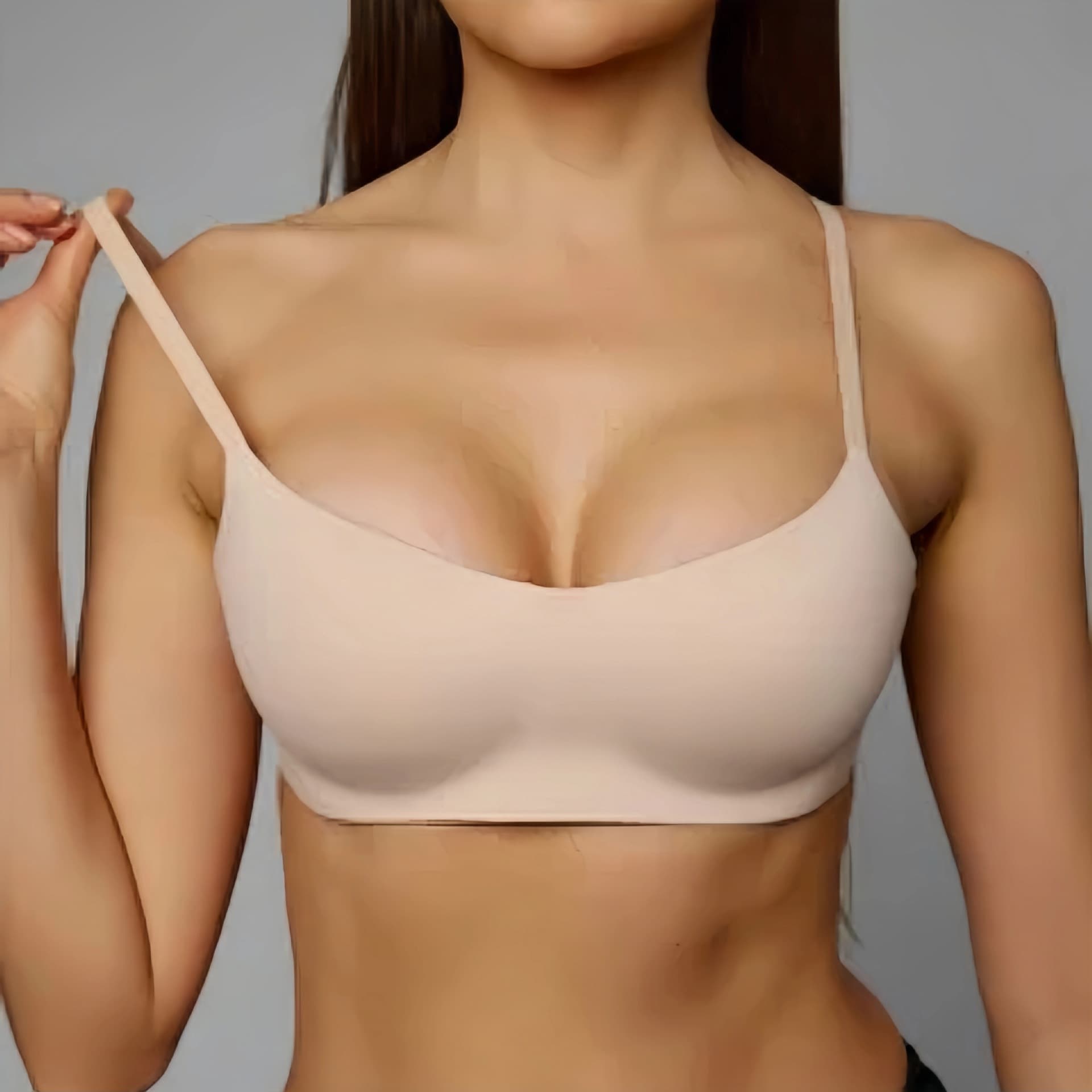Cross-border foreign trade popular one-piece underwear for women, seamless, wire-free, anti-sagging, secondary breast support, comfortable bra