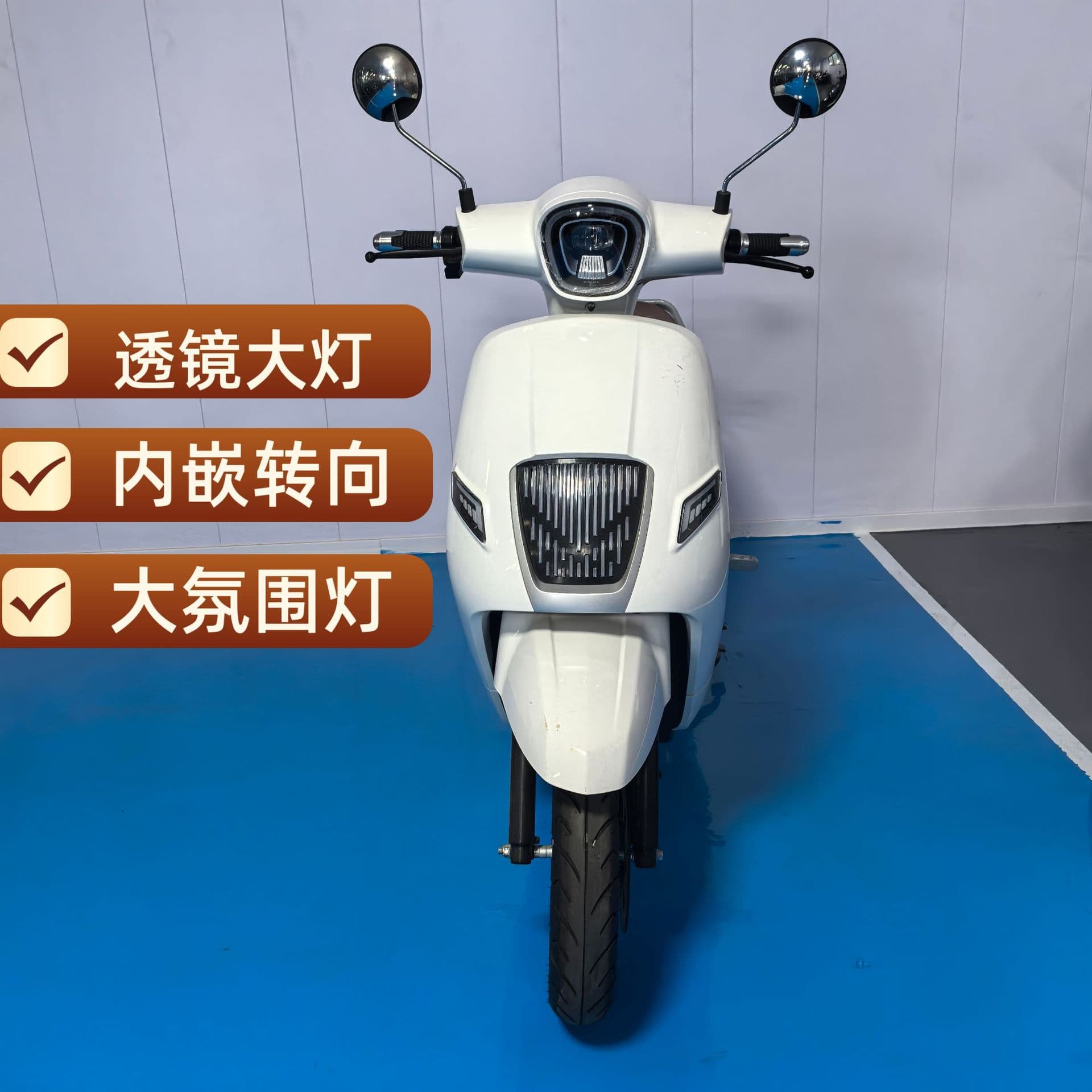 Export Electric Scooter Goddess Adult Electric Motorcycle 60V 72V Two-Wheel Electric Motorcycle Cross-Border Trade