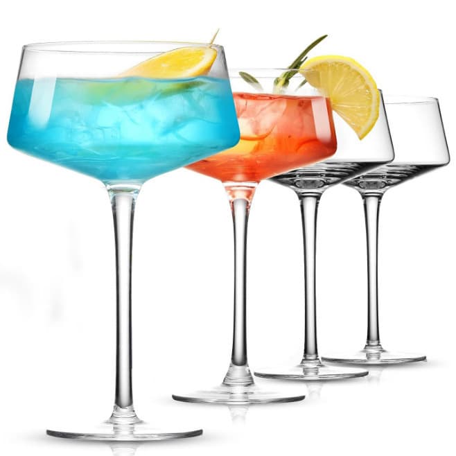 Machine-Made Cocktail Glass Goblet Martini Glass Lychee Cocktail Glass Tower Glass Wine Glass Specialty Mixing Glass