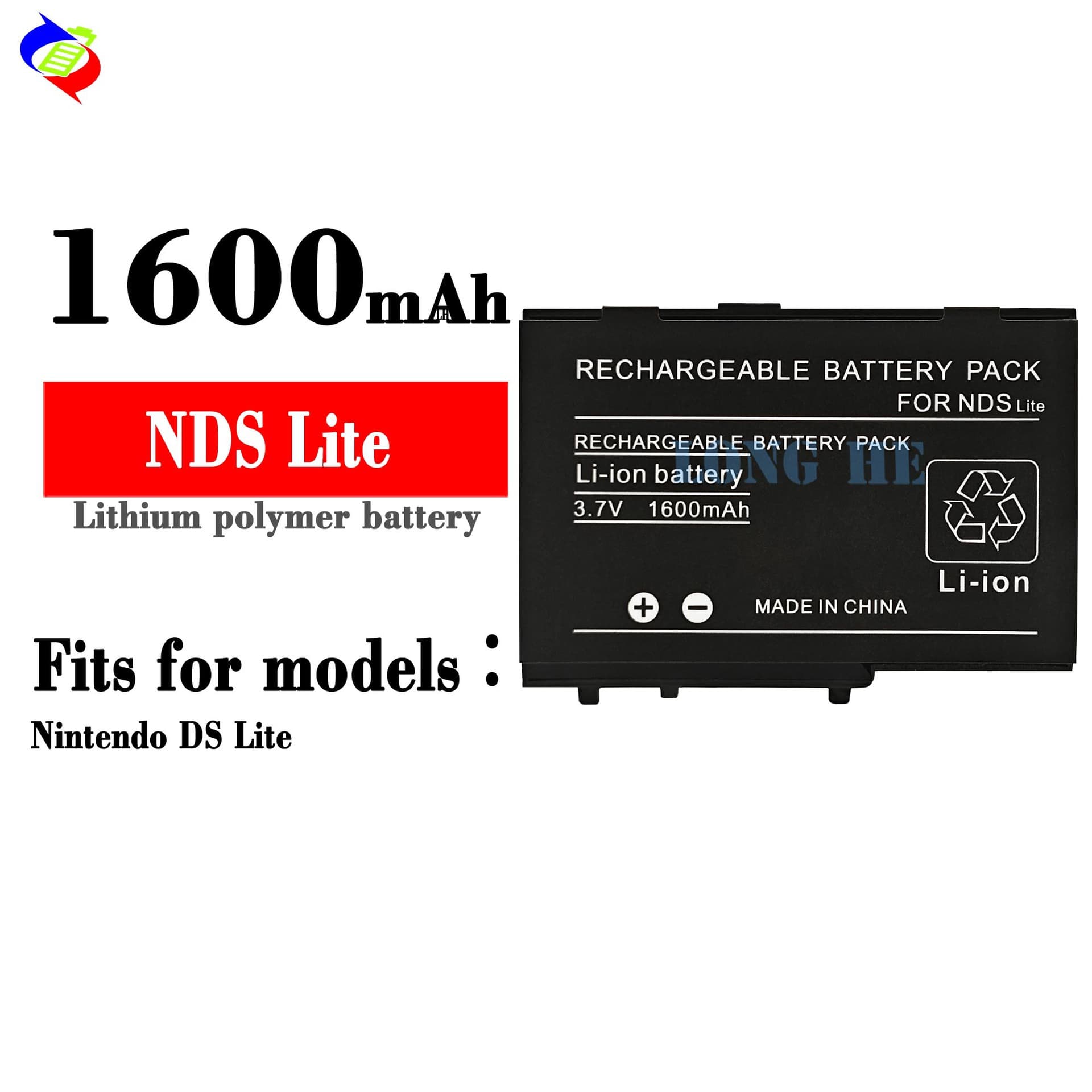 Compatible with Nintendo DS Lite Gaming Console Battery NDS Lite Brand New Stock USG-003