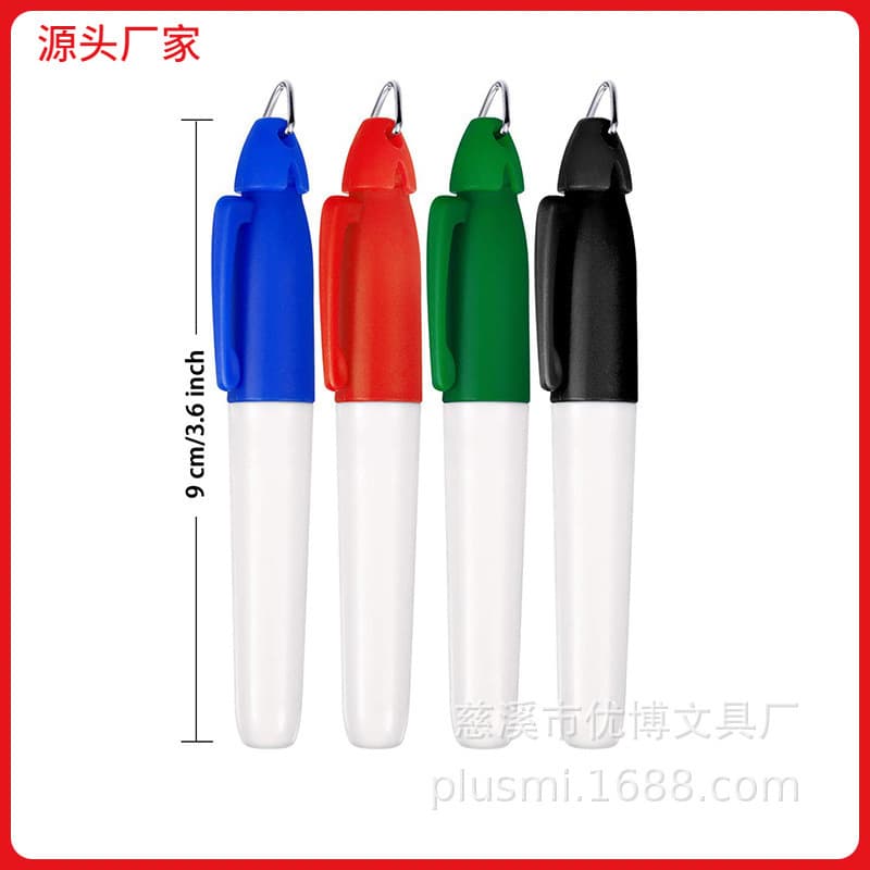 Spot golf ball special Mark marker pen, triangular metal ring marker pen, iron hook mini marker pen