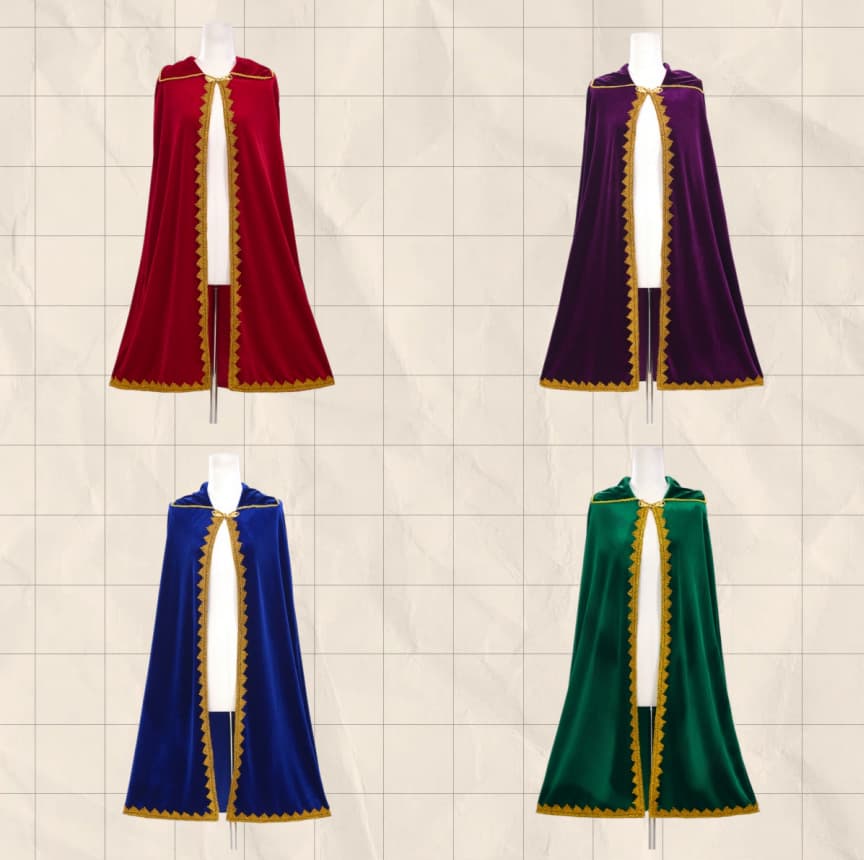 Halloween Christmas Prince Performance Costume Carnival COS Kids Single-Layer King Cape Crown Stage Outfit