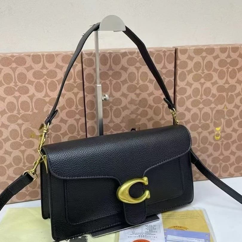 Koujia 2025 New Tabby 26 Vintage Monogram Hera Bag Versatile Fashion Shoulder Underarm Crossbody Small Square Bag