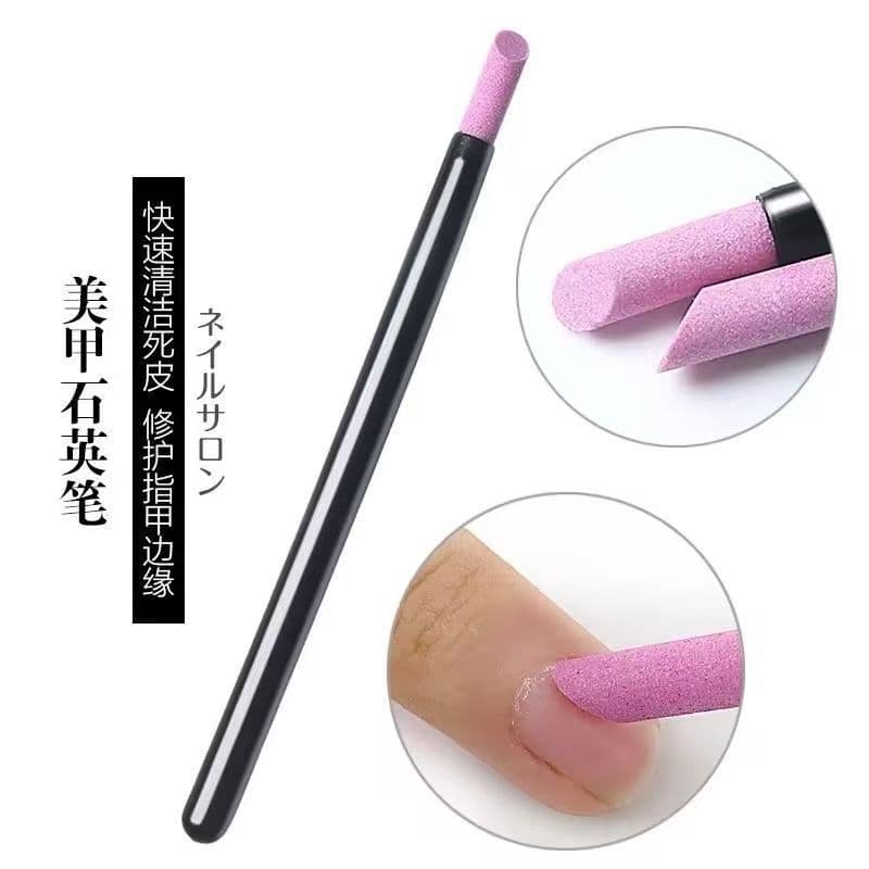 Cross-border Nail Tool Wholesale Buffing and Grinding Pen Fine Nail Surface Polishing Stick Nail Tool Cuticle Pusher and Cleaner