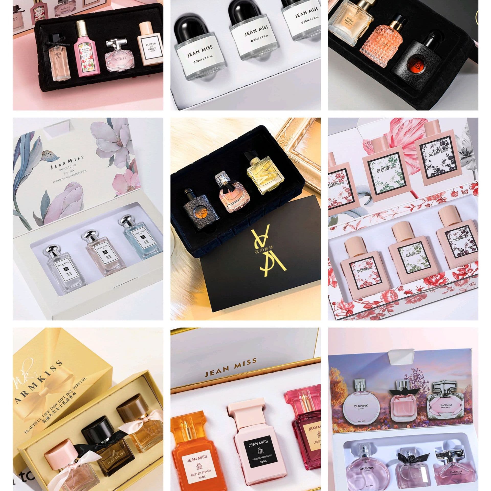 Foreign Trade Cross-Border High-End Women's Perfume Gift Box Set, Reversal COCO Encounter Long-Lasting Eau de Toilette, Feminine Fragrance Gift