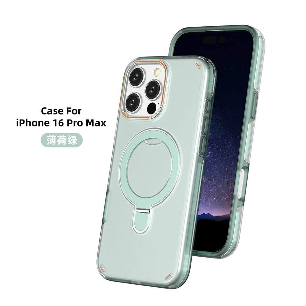 Compatible with iPhone 16 Pro Max Case, Apple 15 Plus Colorful Magnetic Two-in-One Stand Protective Cover