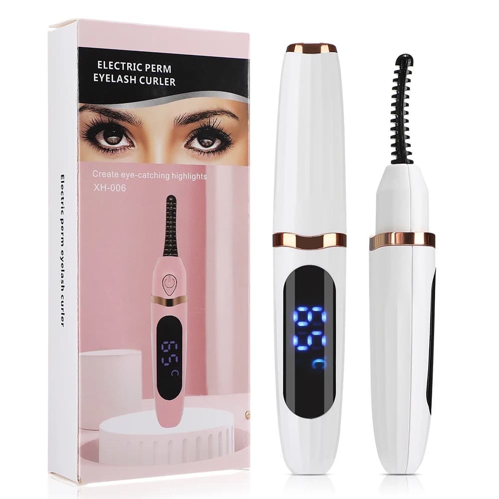 Customized electric eyelash curler, rechargeable heated eyelash curler, ready to ship, wholesale from factory.