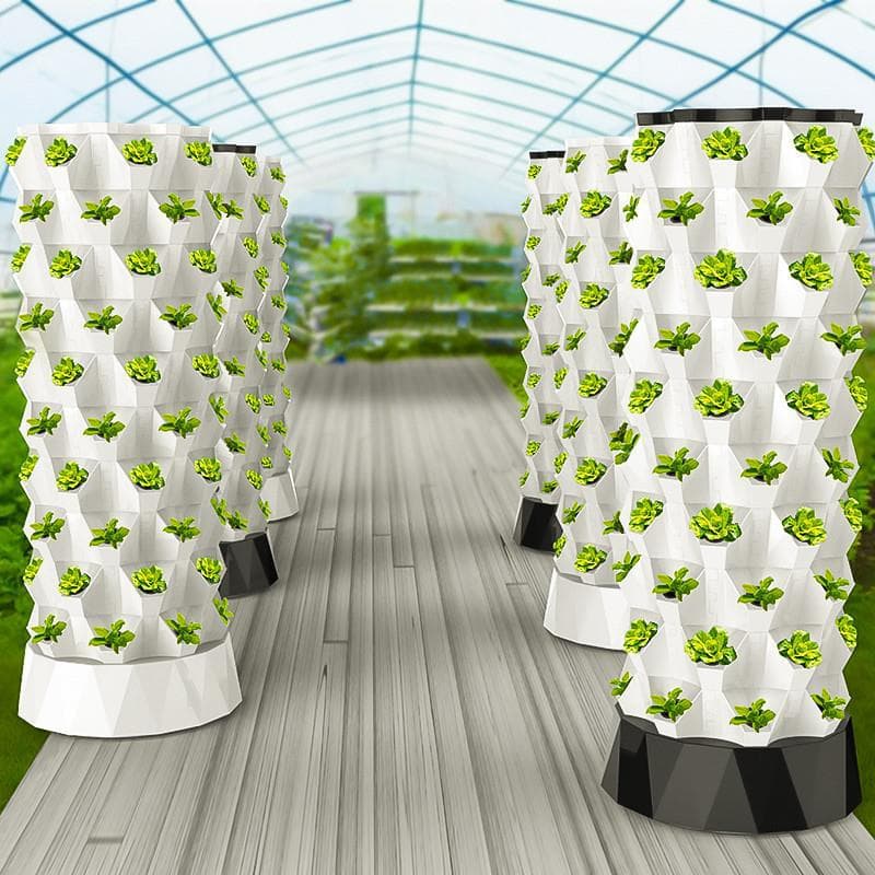 Hydroponic Tower Facility for Home Soilless Vegetable Cultivation Direct Sales Balcony Vegetable Planting Three-Dimensional Pineapple Equipment Greenhouse