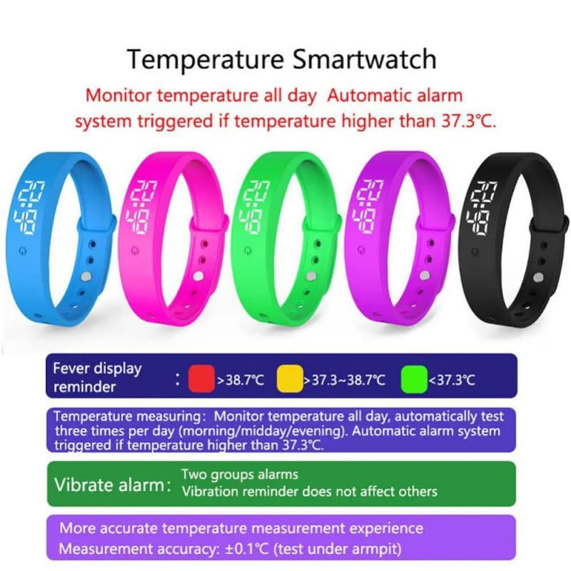 10P 146 LED Sports Watch Smart Bracelet Body