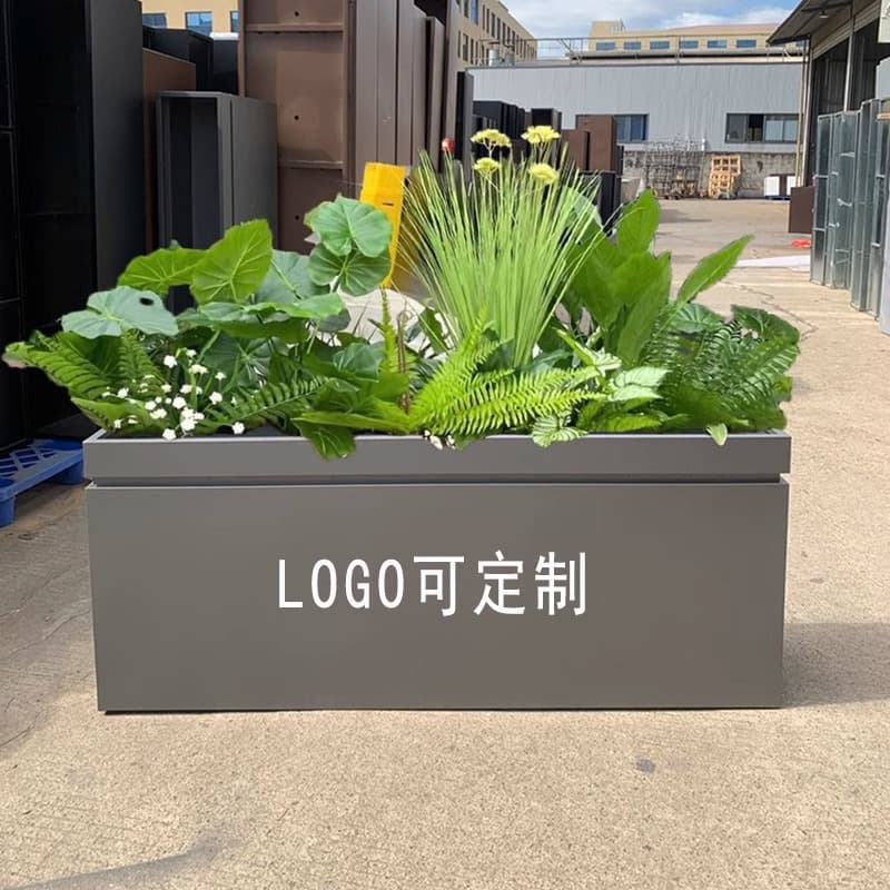Zhongshan Hardware Shelf Flower Box Planter Flower Pot Stand Iron Art Flower Trough Hardware Table Hardware Crafts Production Customization