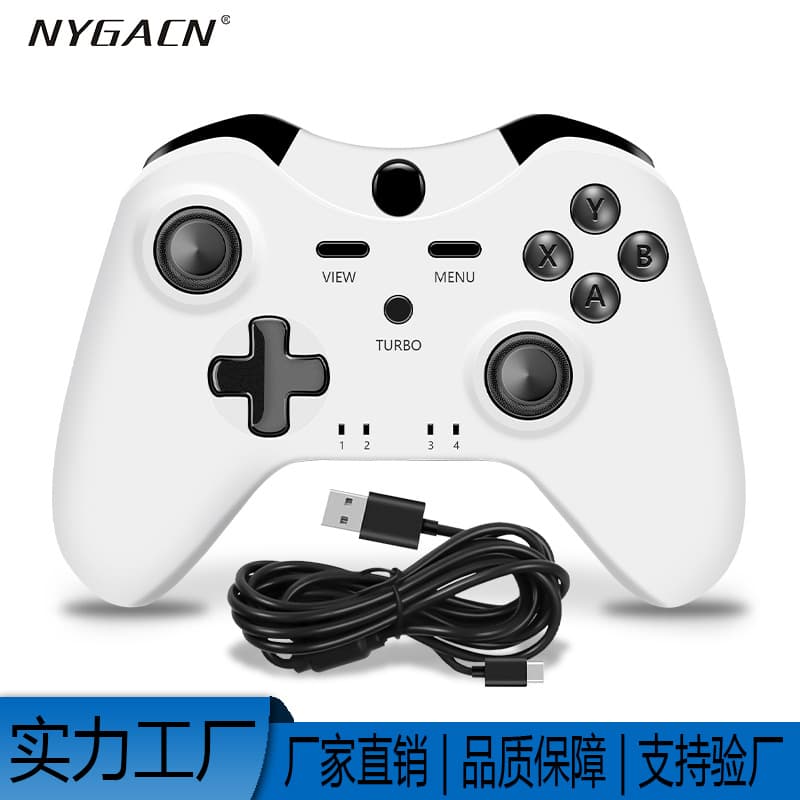 X ONE Wired Game Controller Steam Game Controller Dual Vibration PC Computer Game Controller