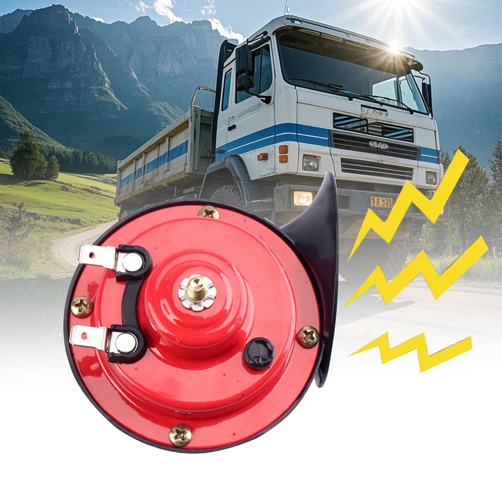 Cross-border Car Snail Horn 300DB Waterproof High Tone 12V Universal Horn Electric Horn Motorcycle Modification