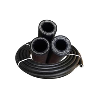High-pressure hose with steel wire braided oil-resistant tube, black pressure-resistant steel wire hose, hydraulic oil pipe with two layers of internal steel wire