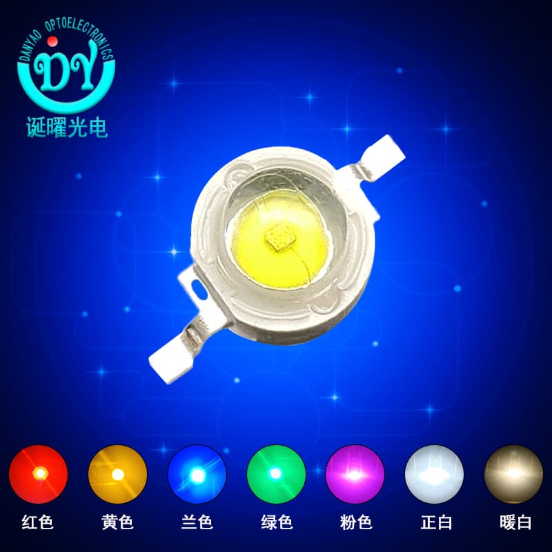High-power Imitation Lumileds LED Bead 1W Vertical High-brightness Lighting for Car Flashlights and Zhongshan Fixtures