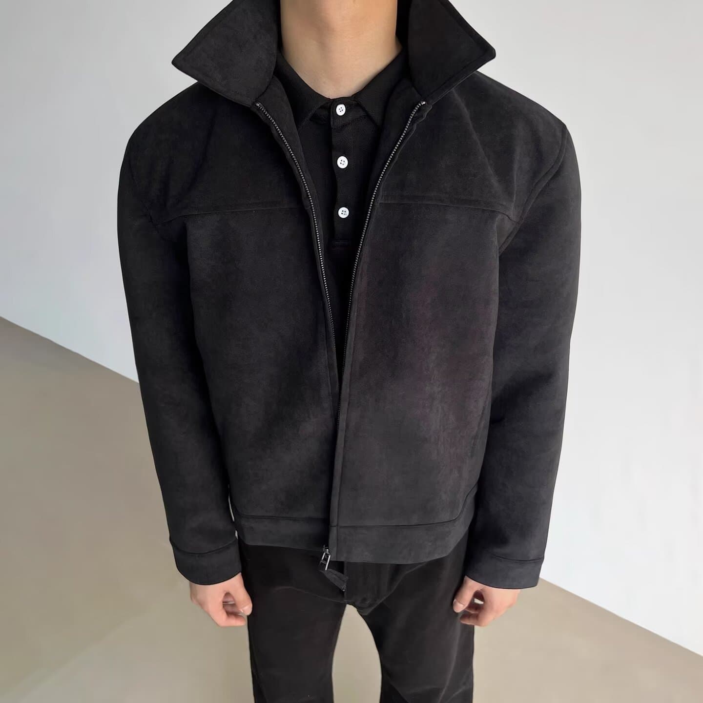 American Streetwear Cleanfit Washed Cropped Jacket Unisex Retro High-Street Loose Fit Versatile BF Jacket