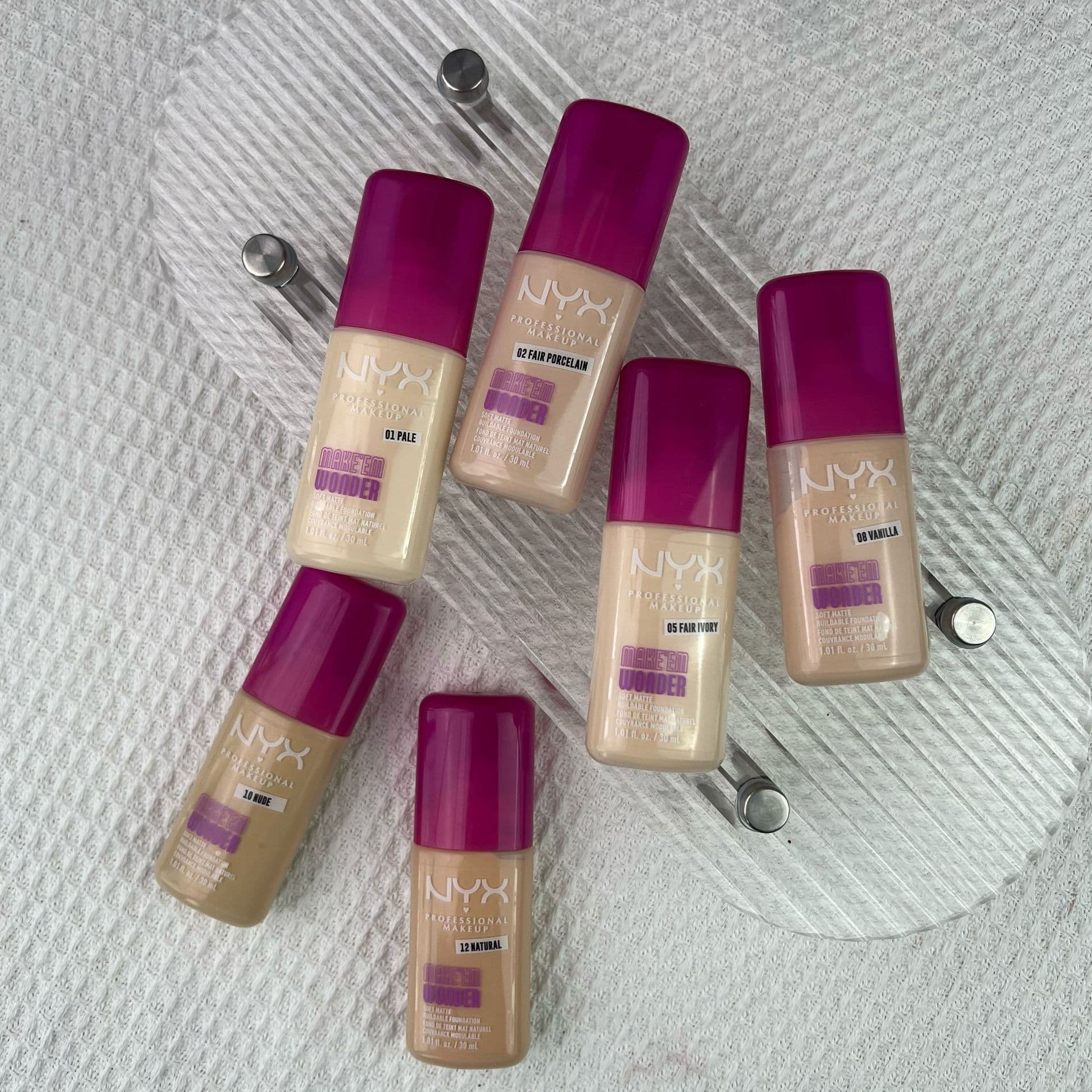 Cross-border hot model N-Y/Xwon-der skin-nourishing soft tar skin matte liquid foundation oil-controlling soft mist light and long-lasting waterproof