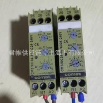 Price needs to be verified. COMAT time delay relay, model: CSV4/DC12-36V