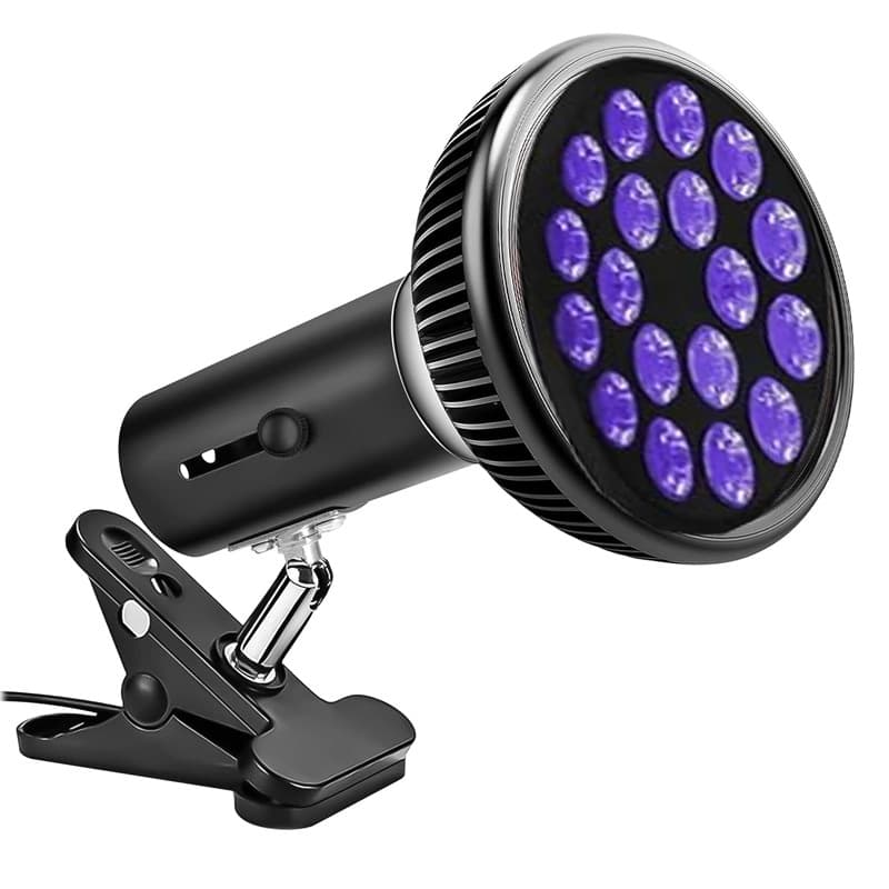 Desktop Clip Rotatable 54W UV Clip-on Tanning Lamp PAR38 Blue Spotlight E27 Tanning Bulb