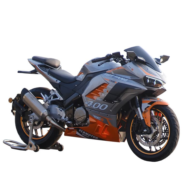 Wholesale and Retail Huoya 400CC Motorcycle Sports Bike Heavy Duty Dual Cylinder Water-Cooled Road Racing Bike 3C Certified