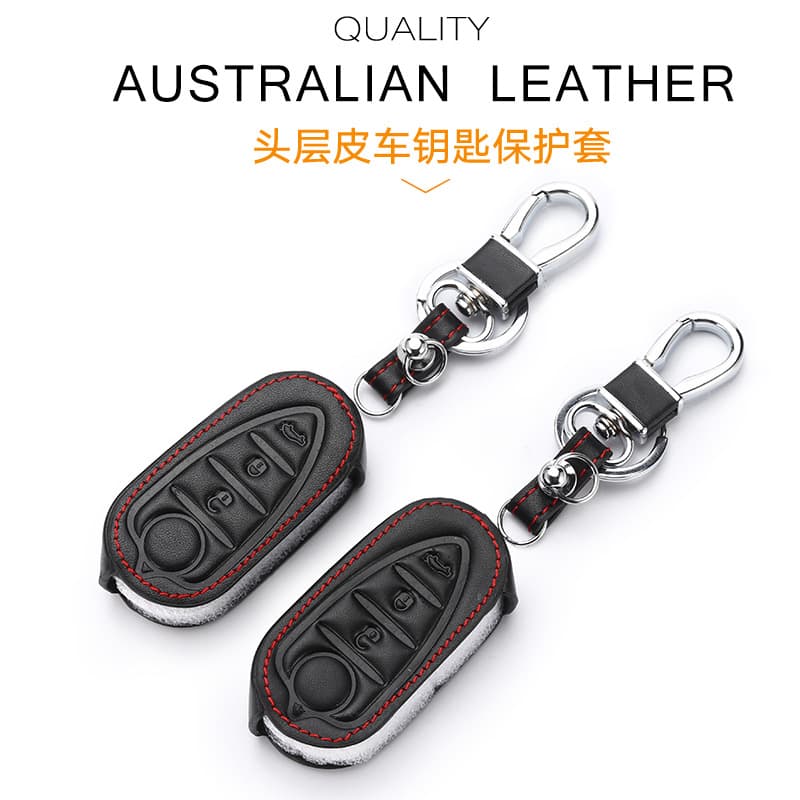 Genuine Leather Protective Case for Alfa Romeo Folding Key ALFA Mito Giulietta GTO159