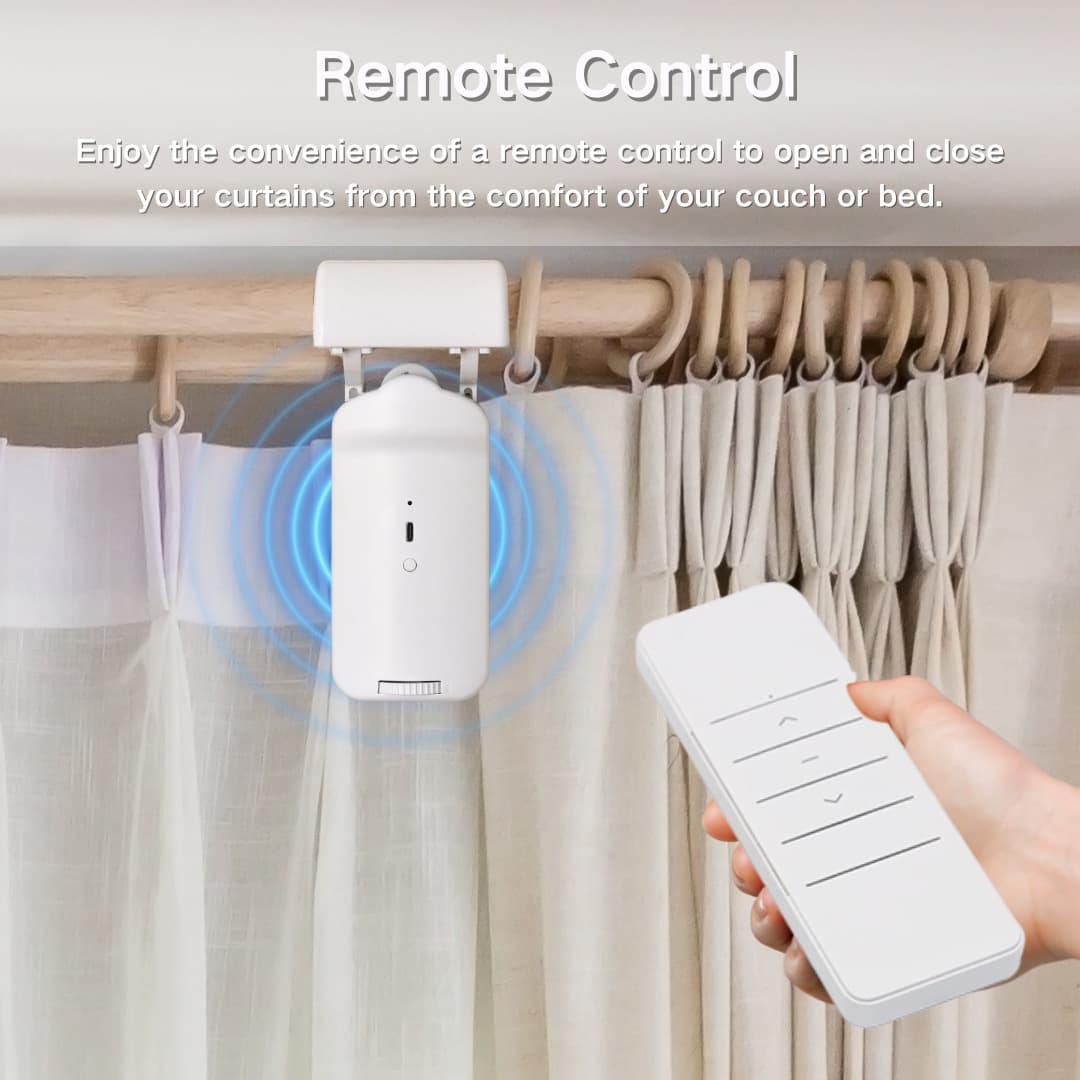Smart Home Curtain Robot, Curtain Buddy, Automatic Open/Close Curtain Companion, Hands-Free Smart Home