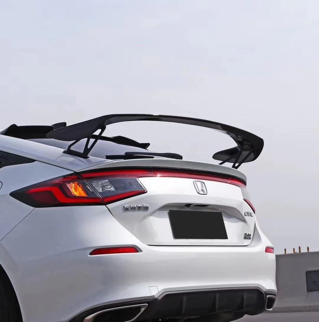 For 2022 Honda Civic Sedan/Hatchback with Bracket Large Rear Spoiler Wing
