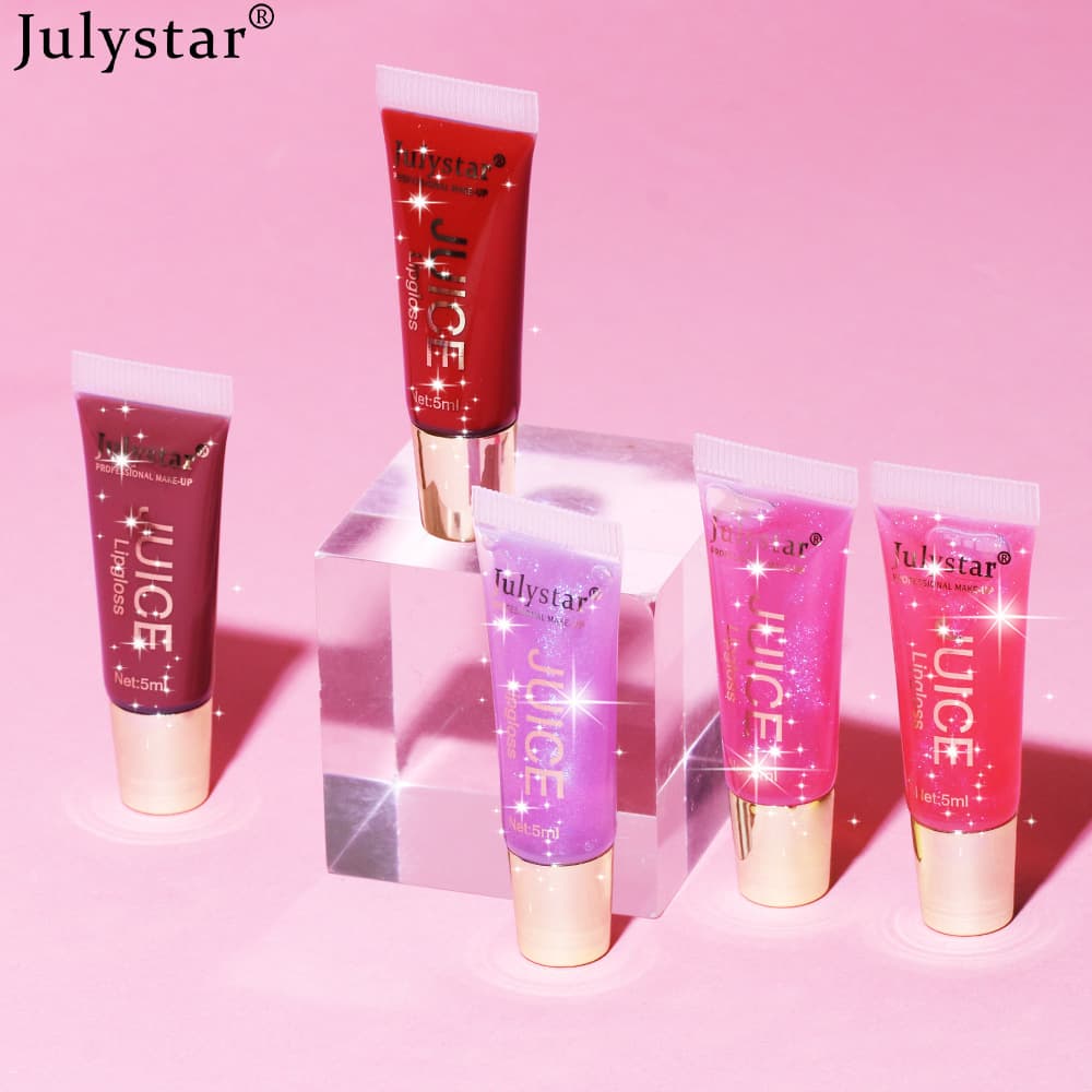 Cross-border Hydrating Glossy Lip Plumper Tube Non-stick Cup Lip Gloss Moisturizing Waterproof Transparent Lip Gloss Wholesale for Export