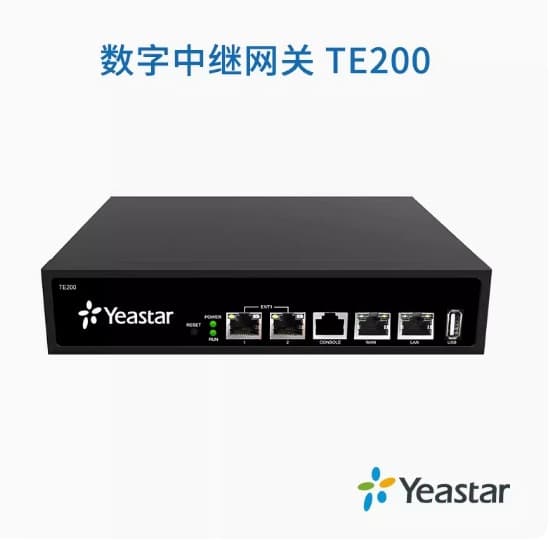 Yeastar Starvision/Longvision TE100 TE200 Digital Trunk Voice Gateway E1/T1/J1/PRI Gateway