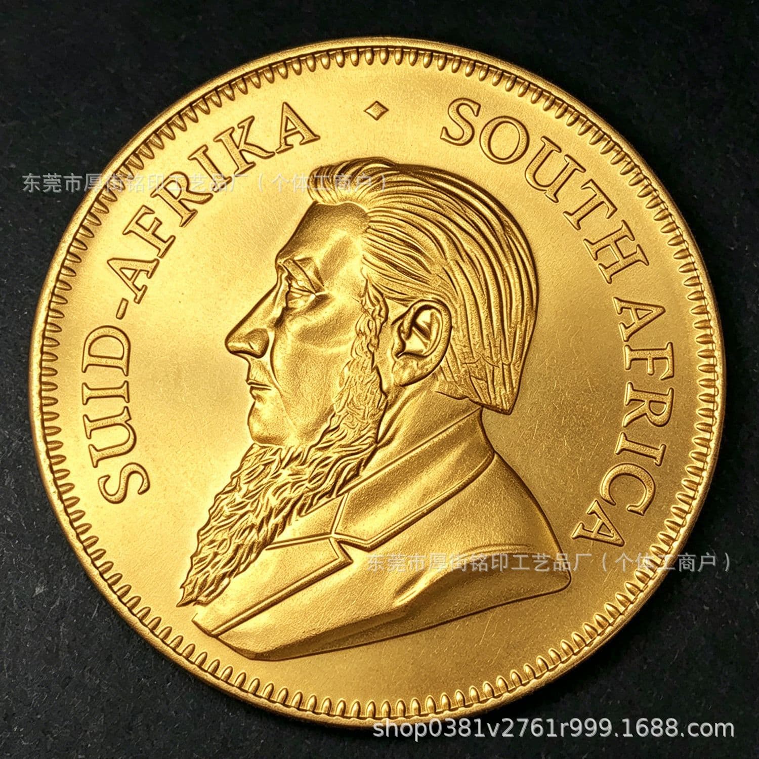 South Africa 1980 Krugerrand 1/10 Rand Gold Coin Silver Coin Springbok Portrait Antique Collectible Commemorative Medal Wholesale