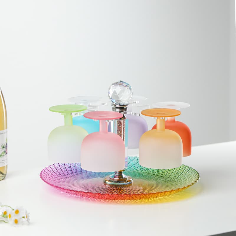 Candy goblet household glass high-value cup gift lead-free crystal cocktail cup fruit wine cup