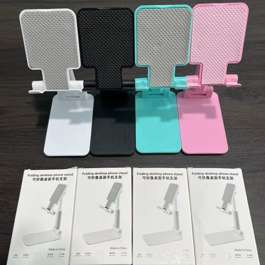Phone Stand Desktop Adjustable Foldable Multi-Function Phone Holder for Binge-Watching, Online Classes, Live Streaming, Universal Lazy Bracket