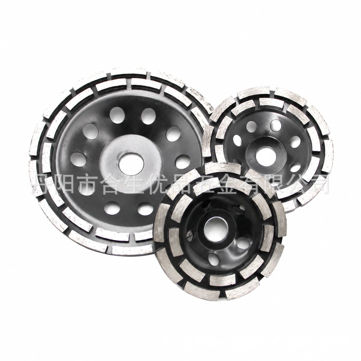 Black Diamond Double Row Grinding Wheel for Electric Grinding Wall Surface Polishing 115-125-180mm Mr Drill Brand