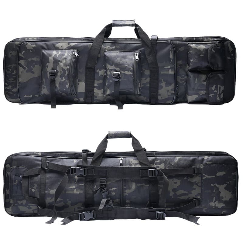 2024 new tactical Jinming M416 storage gun bag, double shoulder portable outdoor black CP gun bag cross-border hot style