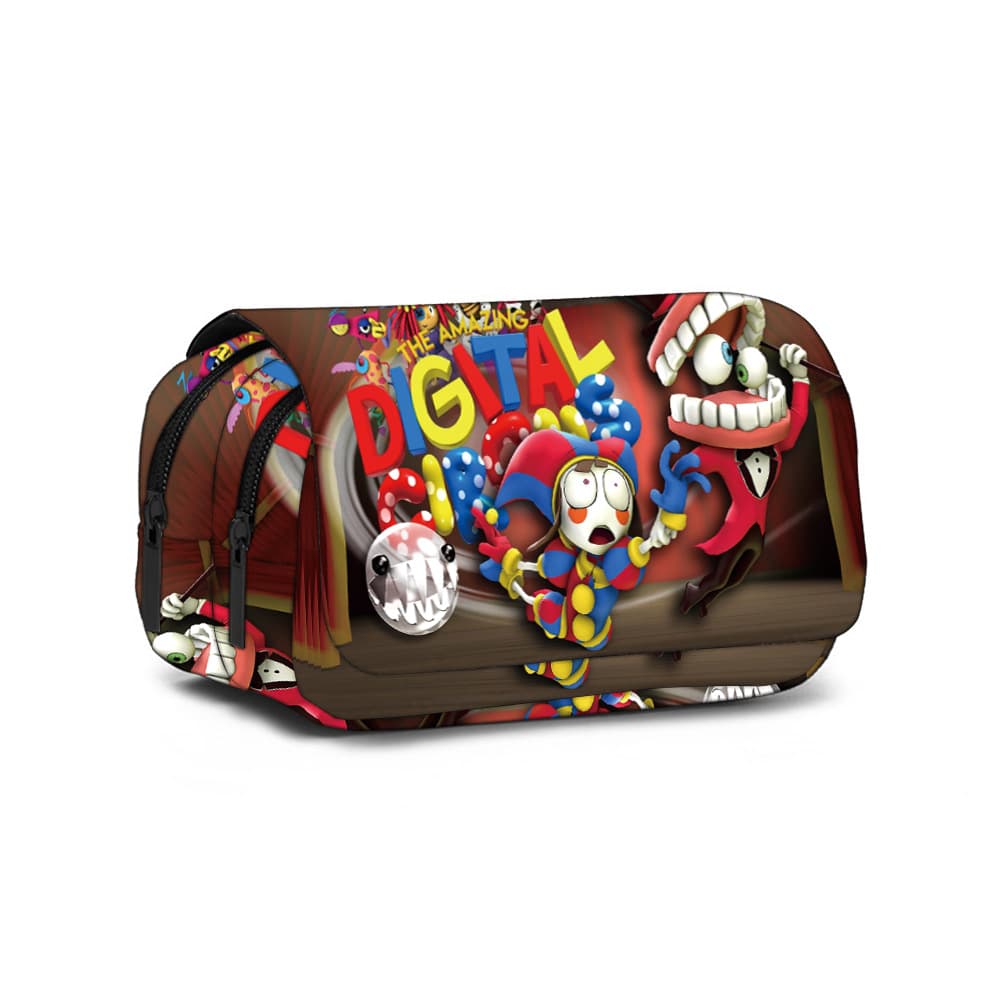 The Amazing Digital Circus Double Layer Flip Pen Case Stationery Box