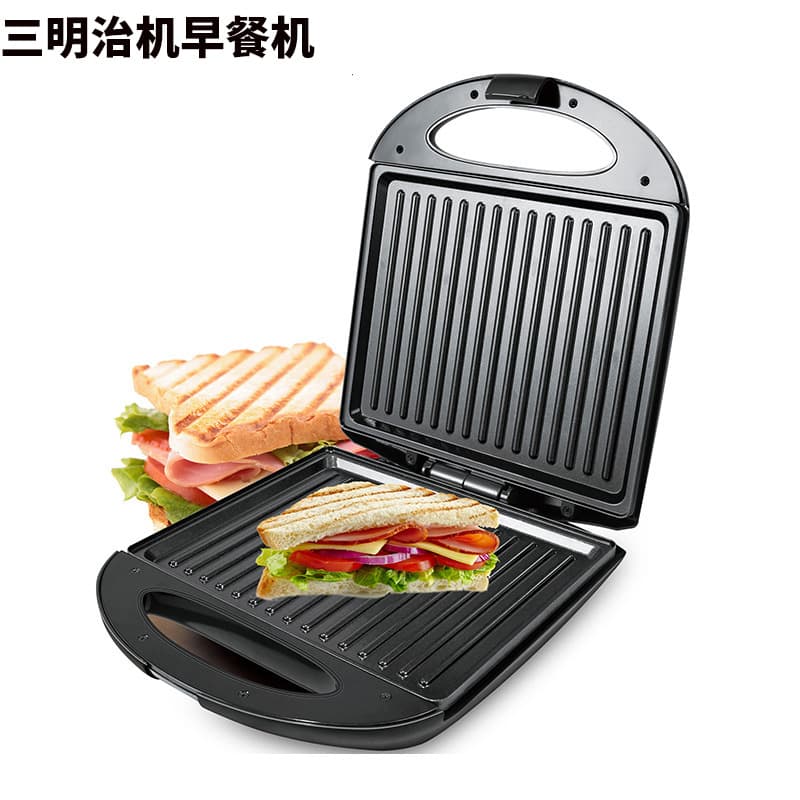 Factory Wholesale Panini Press Sandwich Maker Breakfast Machine Electric Griddle for Steak
