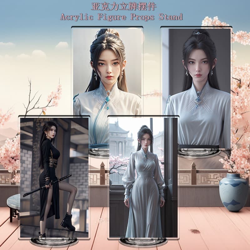 Seamless Core Layer Acrylic Stand Anime Shop Wholesale Chinese Animation Business Gifts Promotional Items CNC Cutting