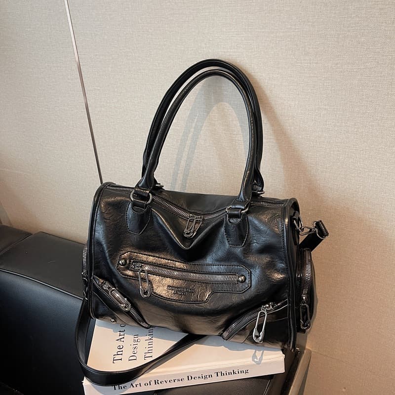 Korean Star-Chasing Pain Bag Motorcycle Bag YK Crossbody Bag Commuter Large Capacity Tote Bag Pain Bag Commuter Large Capacity Versatile