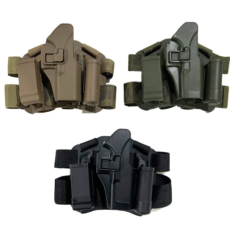 CQC factory direct GLOCK quick pull sleeve sinking double anti tactical waist hanging leg sleeve G17 combination gun sleeve USP leg hanging