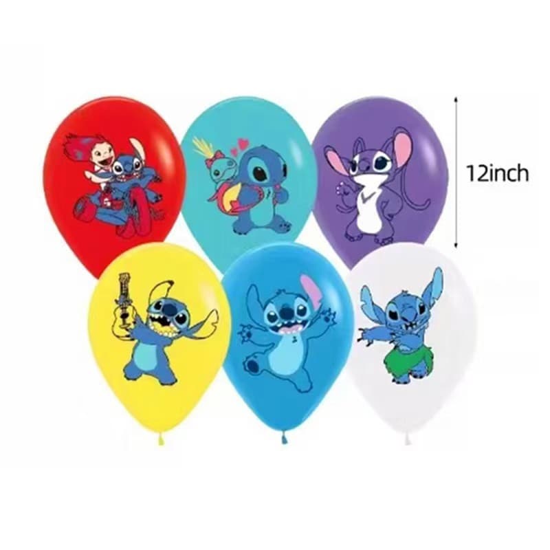 Lilo and Stitch Latex Balloons Birthday Party Decoration Theme Balloon Set Arrangement Supplies