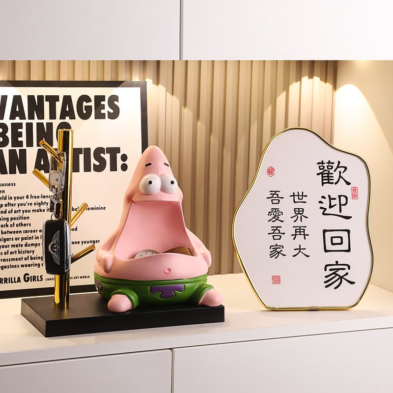 Cartoon cute star key storage ornaments home living room shoe cabinet TV cabinet entrance high-end decoration