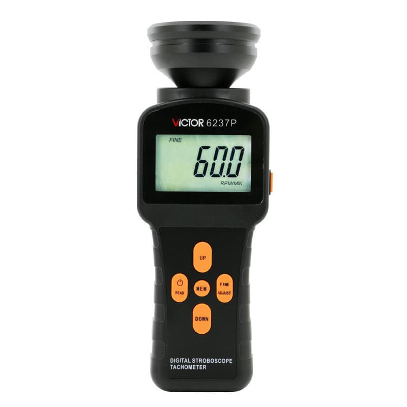 VICTOR VC6238P Digital Stroboscope Tachometer Coarse/Fine Adjustment Non-contact Tachometer