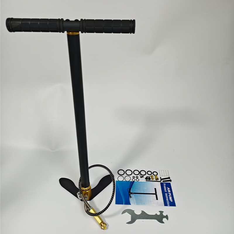 High-Pressure Three-Stage Hand Pump 30MPa Stainless Steel Multifunctional High-Pressure Three-Stage Hand Pump