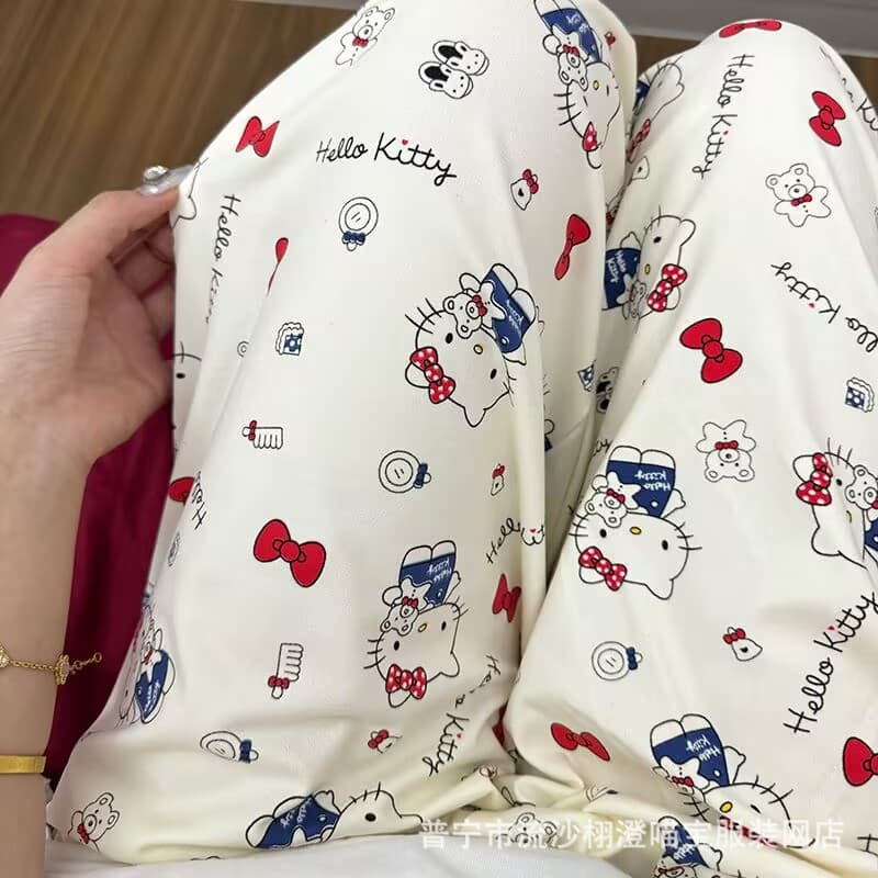 2025 Cloud Cotton Stroll Pants, Bestseller Spring/Autumn Long Pants, Sleep Pants, Summer Loose New Cartoon Cute Home Sleep Pants