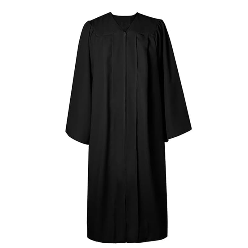 Graduation Gown 2025 New Style for College Students, Doctoral Gown Single Garment