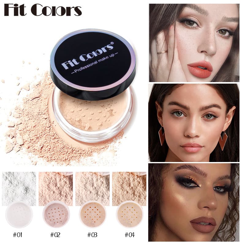 Fit Colors Concealer Setting Powder Waterproof Oil-Control Long-Lasting Loose Powder