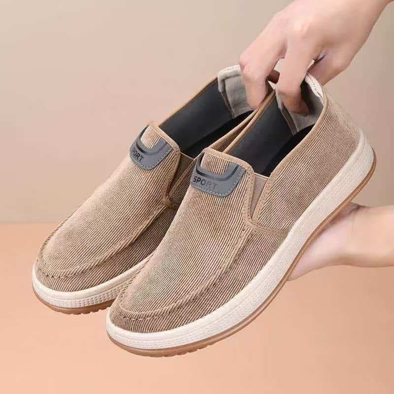 Laobei Cloth Shoes Men's Middle-Aged and Elderly Slip-On Dad Shoes Casual Cloth Shoes Spring Autumn 2026 New